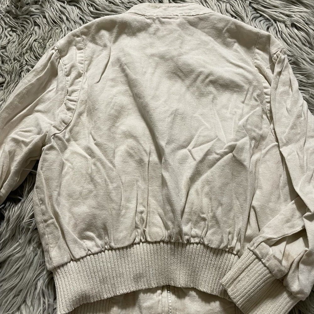 White bomber jacket - Picture 2 of 6